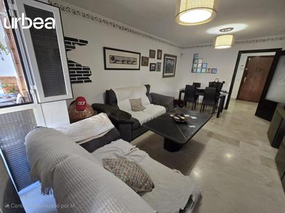 Living room of Flat for sale in Málaga Capital  with Air Conditioner, Parquet flooring and Terrace