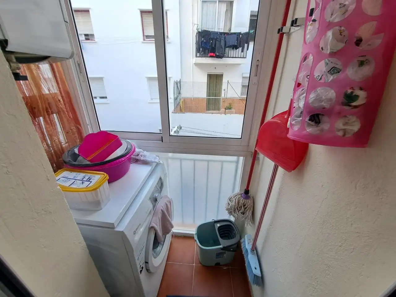 Balcony of Flat for sale in Zaragoza  with Air Conditioner