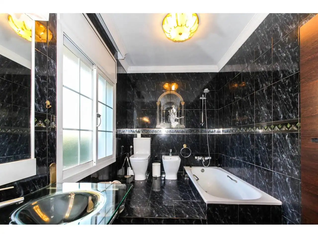 Baño de Casa o chalet en venta en Lloret de Mar con Aire acondicionado, Calefacción y Jardín privado