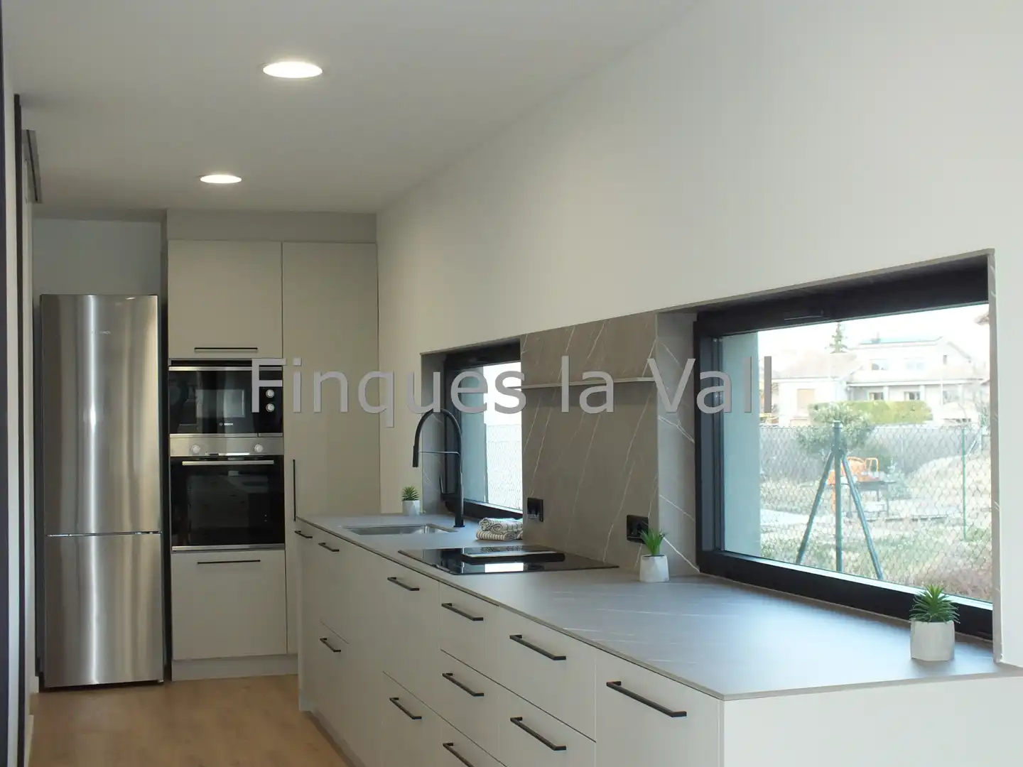 Cocina de Casa o chalet en venta en Santa Eugènia de Berga con Jardín privado, Parquet y Horno