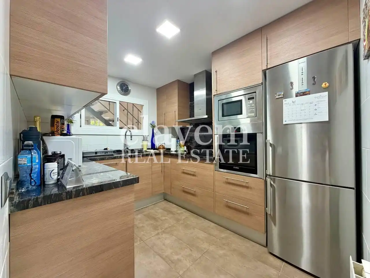 Cocina de Casa o chalet en venta en Barcelona con Aire acondicionado, Jardín privado y Terraza
