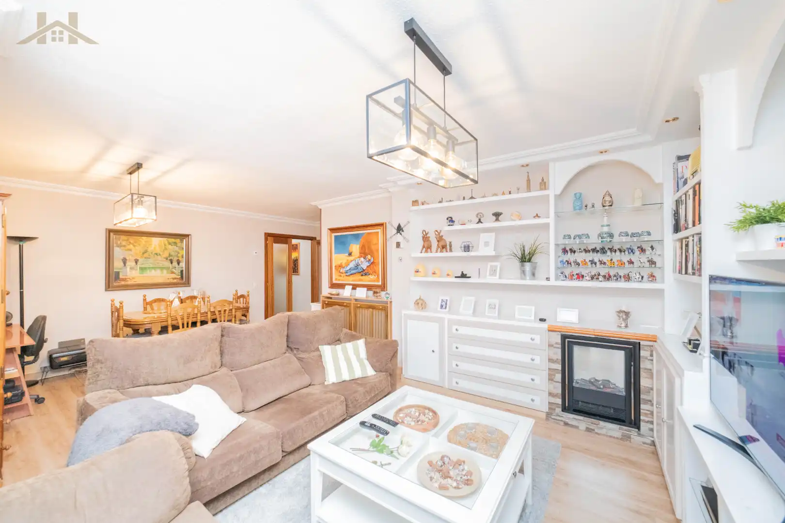 Living room of Flat for sale in Fuenlabrada  with Air Conditioner, Heating and Storage room