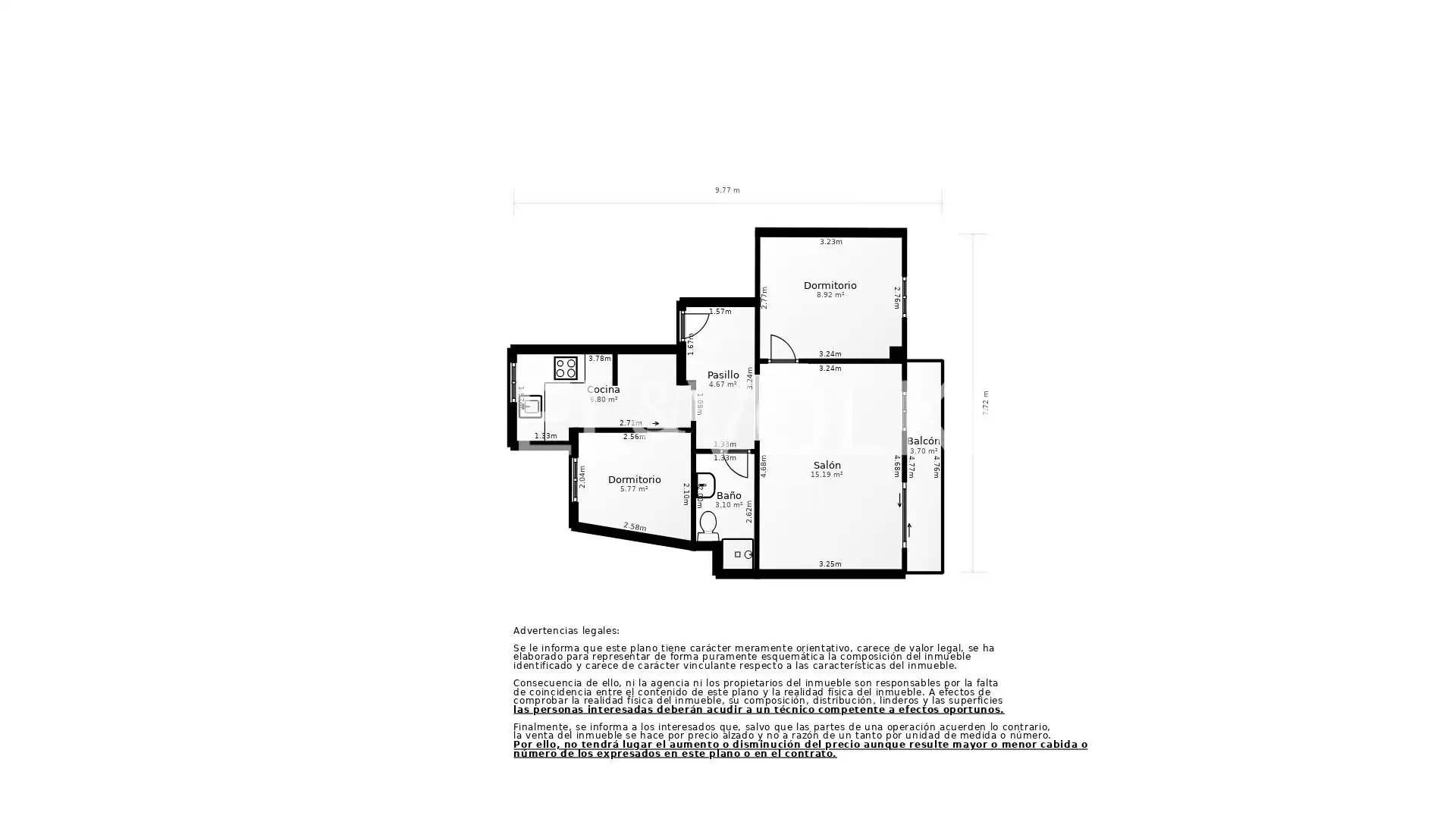 Flat for sale in Valencia  with Air Conditioner, Heating and Parquet flooring