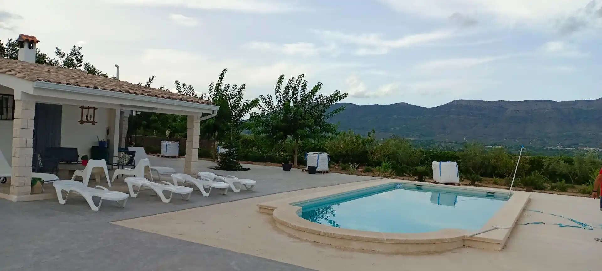 Piscina de Casa o xalet en venda en Benimarfull amb Aire condicionat, Calefacció i Jardí privat
