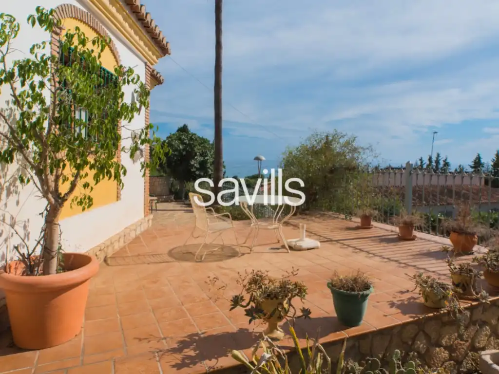 Garden of Houses for sale in Rincón de la Victoria