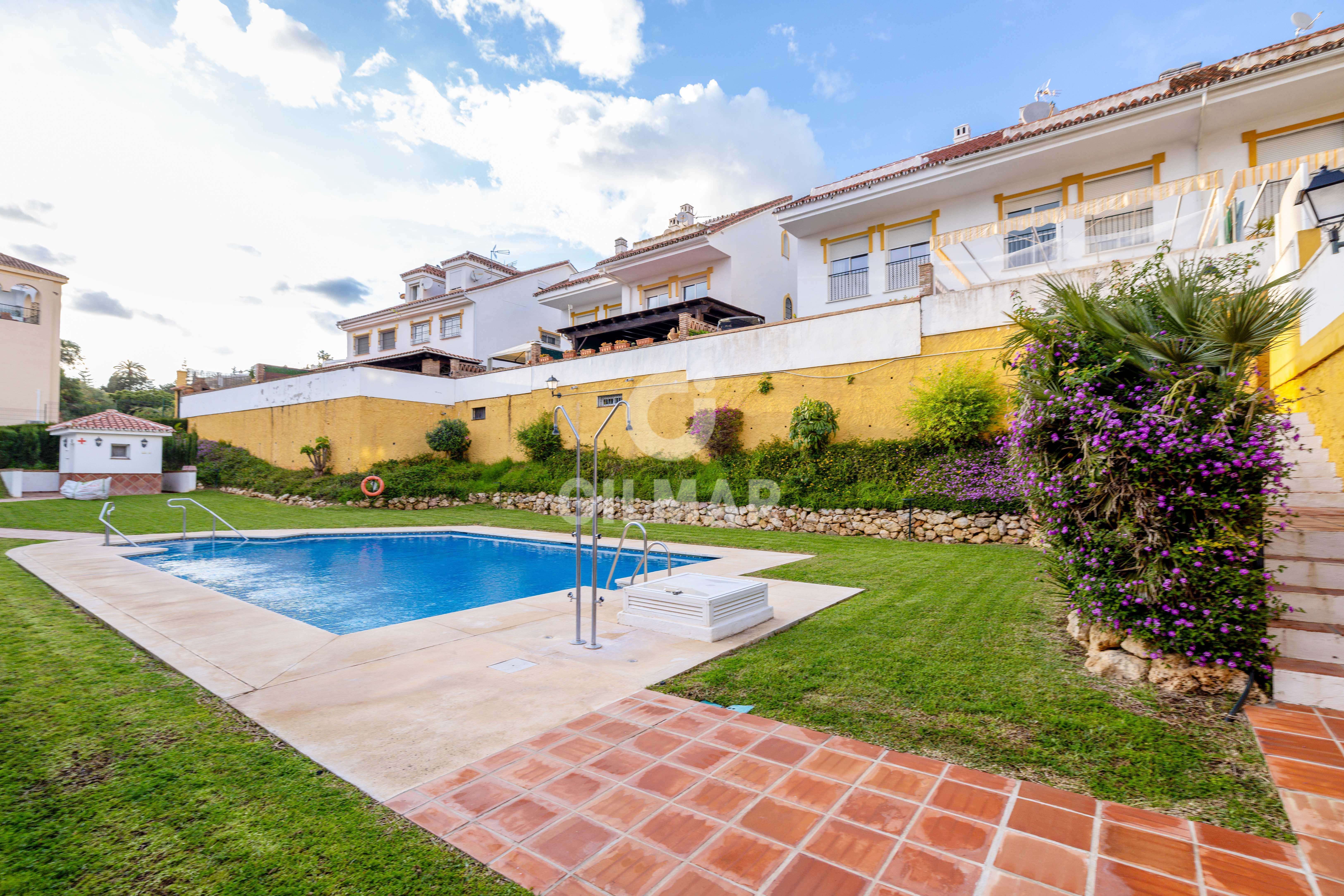 Garden of Single-family semi-detached for sale in Mijas  with Heating, Private garden and Swimming Pool