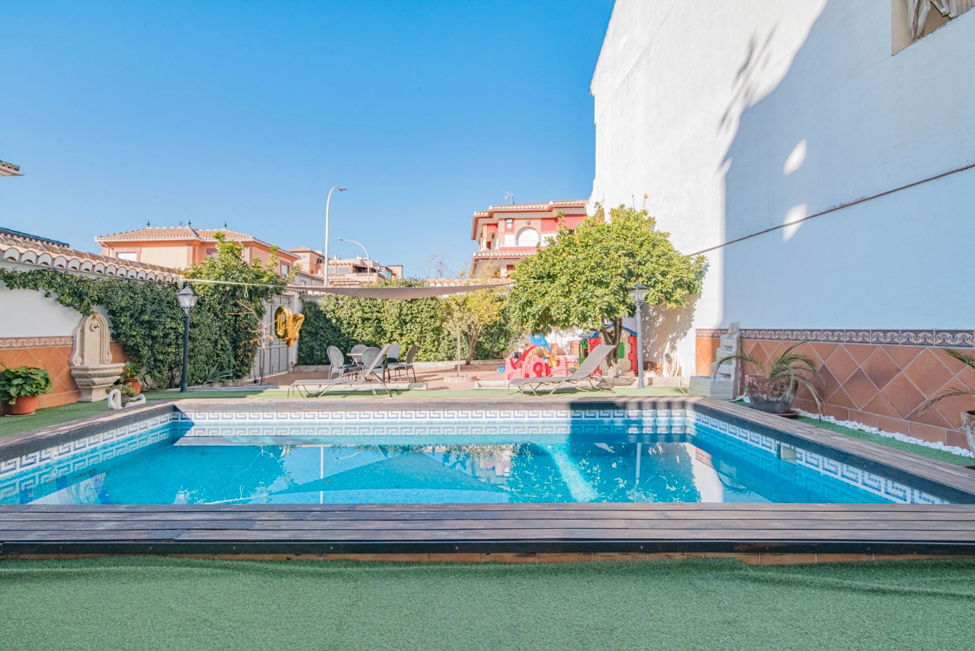 Piscina de Casa o chalet en venta en Maracena con Jardín privado, Terraza y Piscina