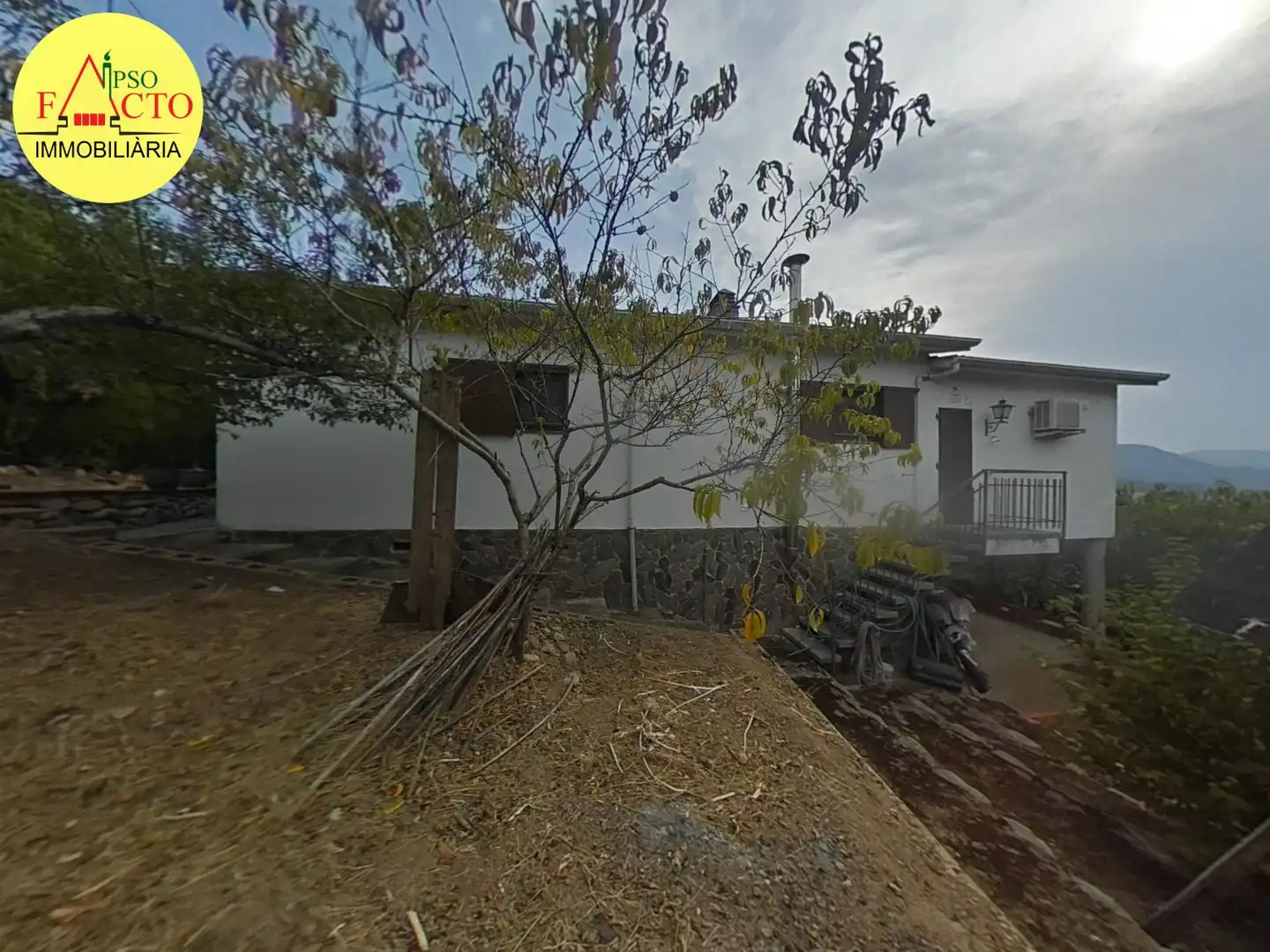 Vista exterior de Casa o xalet en venda en Bescanó amb Calefacció, Terrassa i Traster