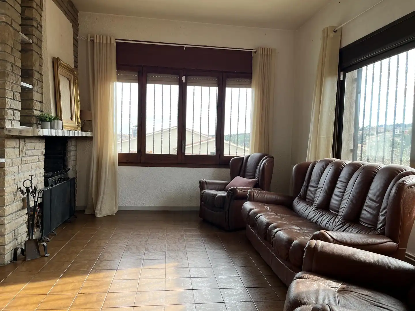 Sala de estar de Casa o chalet en venta en Collbató con Calefacción, Terraza y Piscina