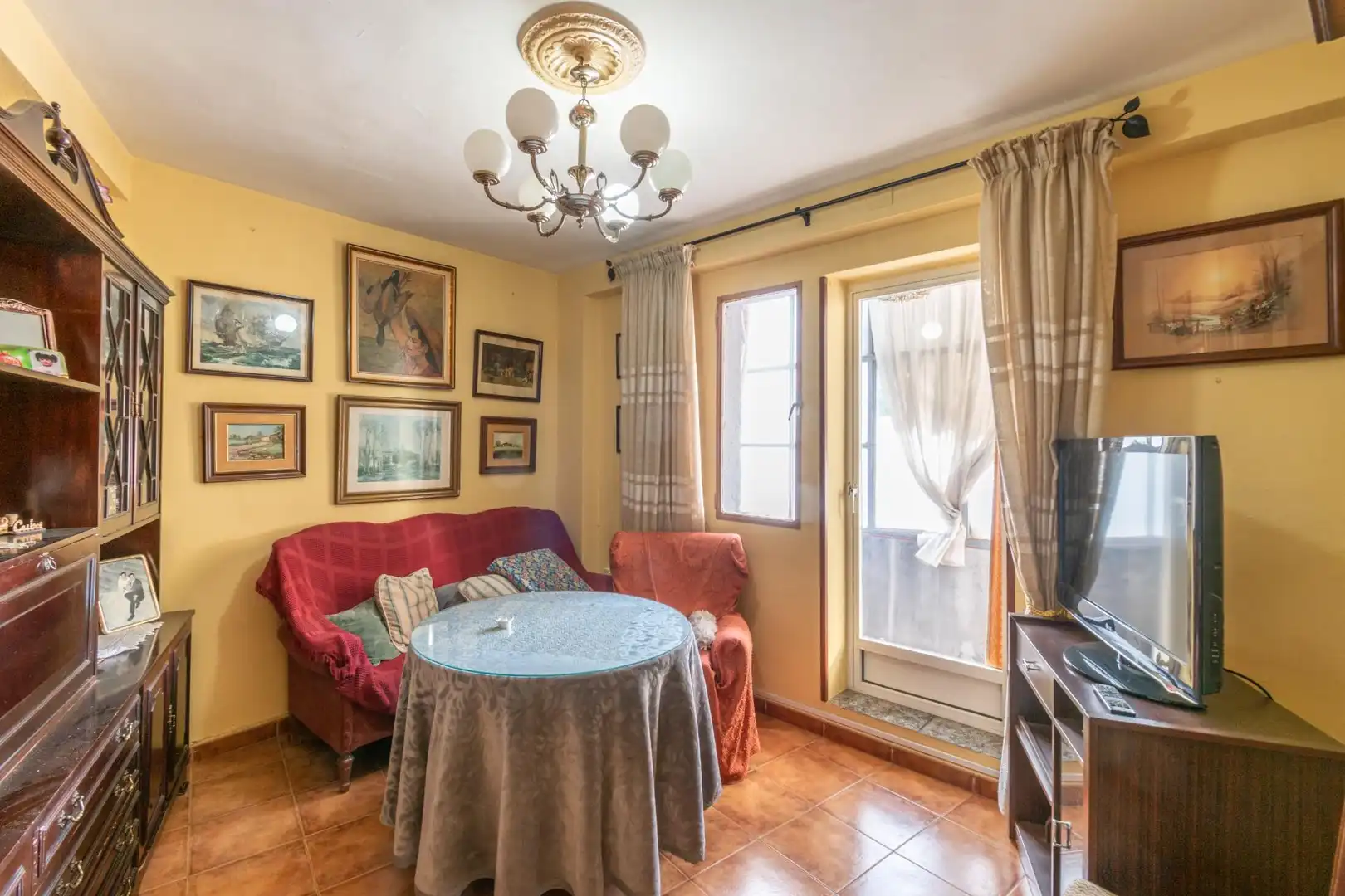 Living room of Houses for sale in Granada  with Private garden and Terrace