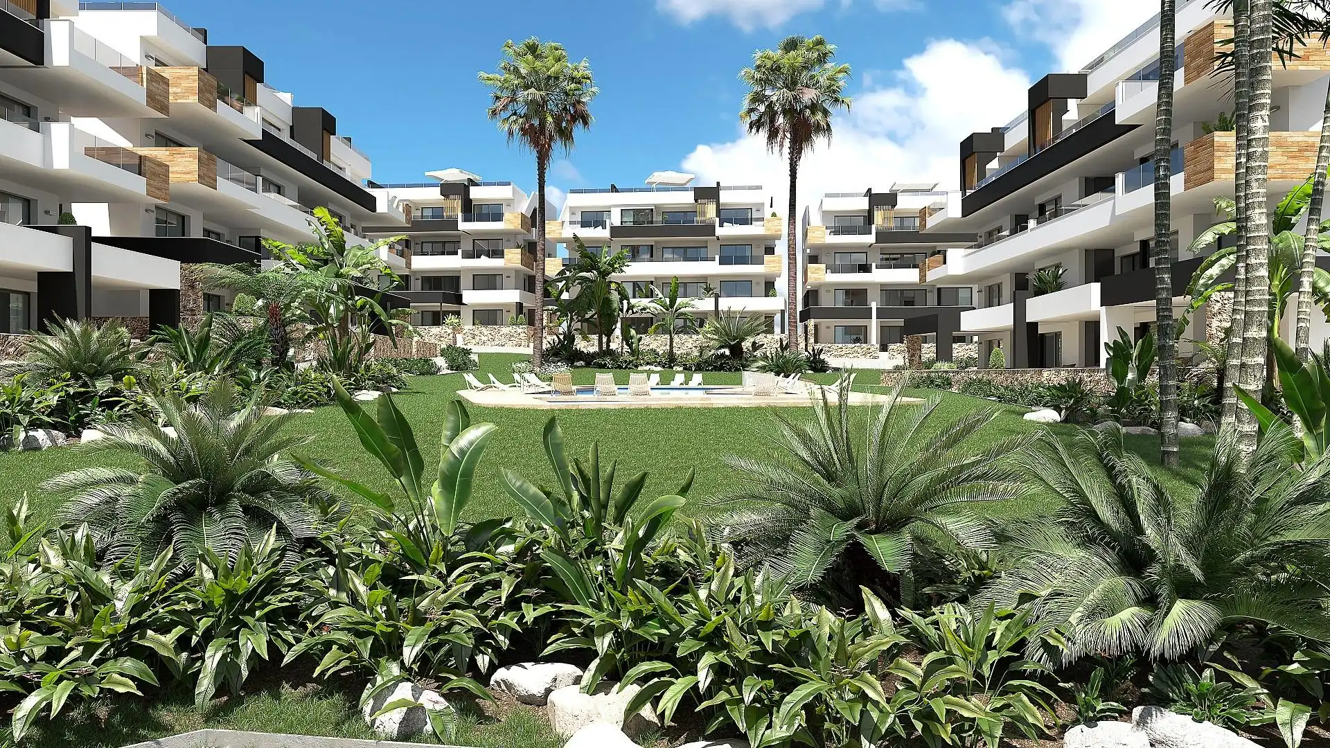 Exterior view of Apartments for sale in Orihuela  with Air Conditioner, Private garden and Terrace