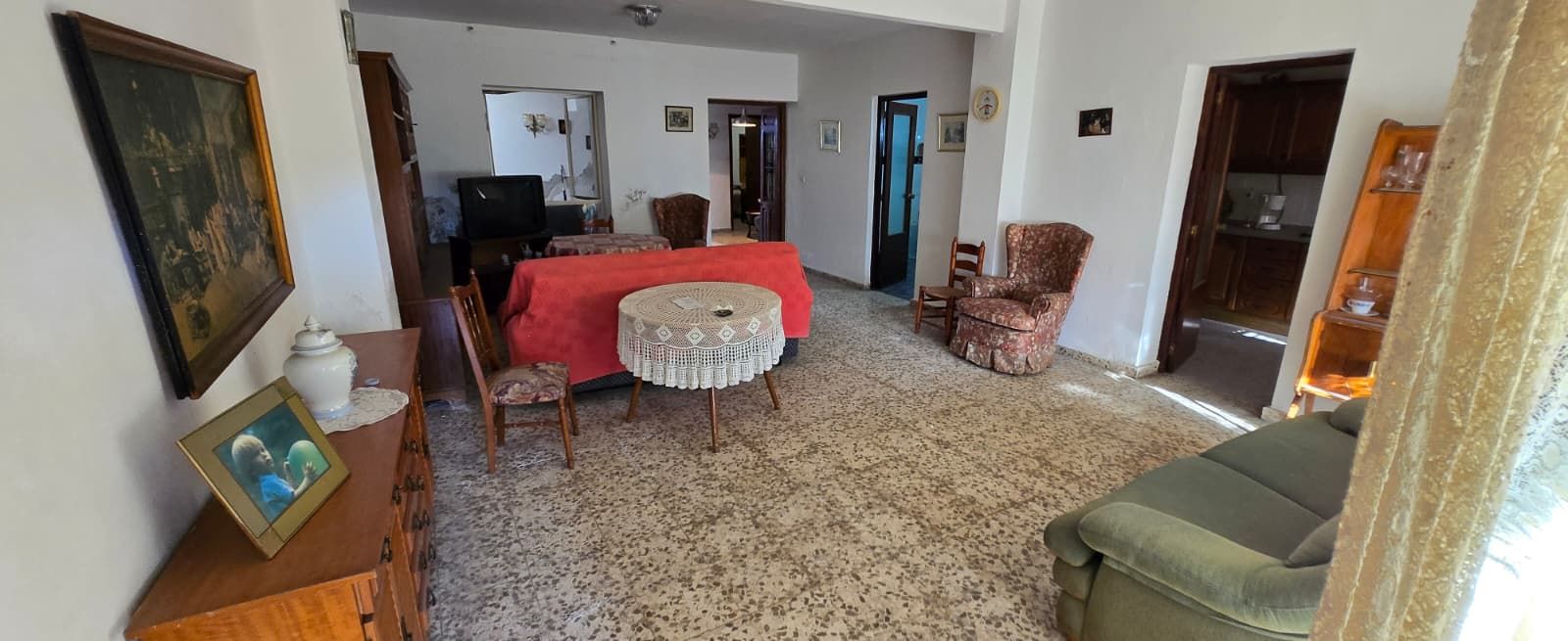 Sala d'estar de Casa o xalet en venda en Pizarra amb Jardí privat, Terrassa i Traster