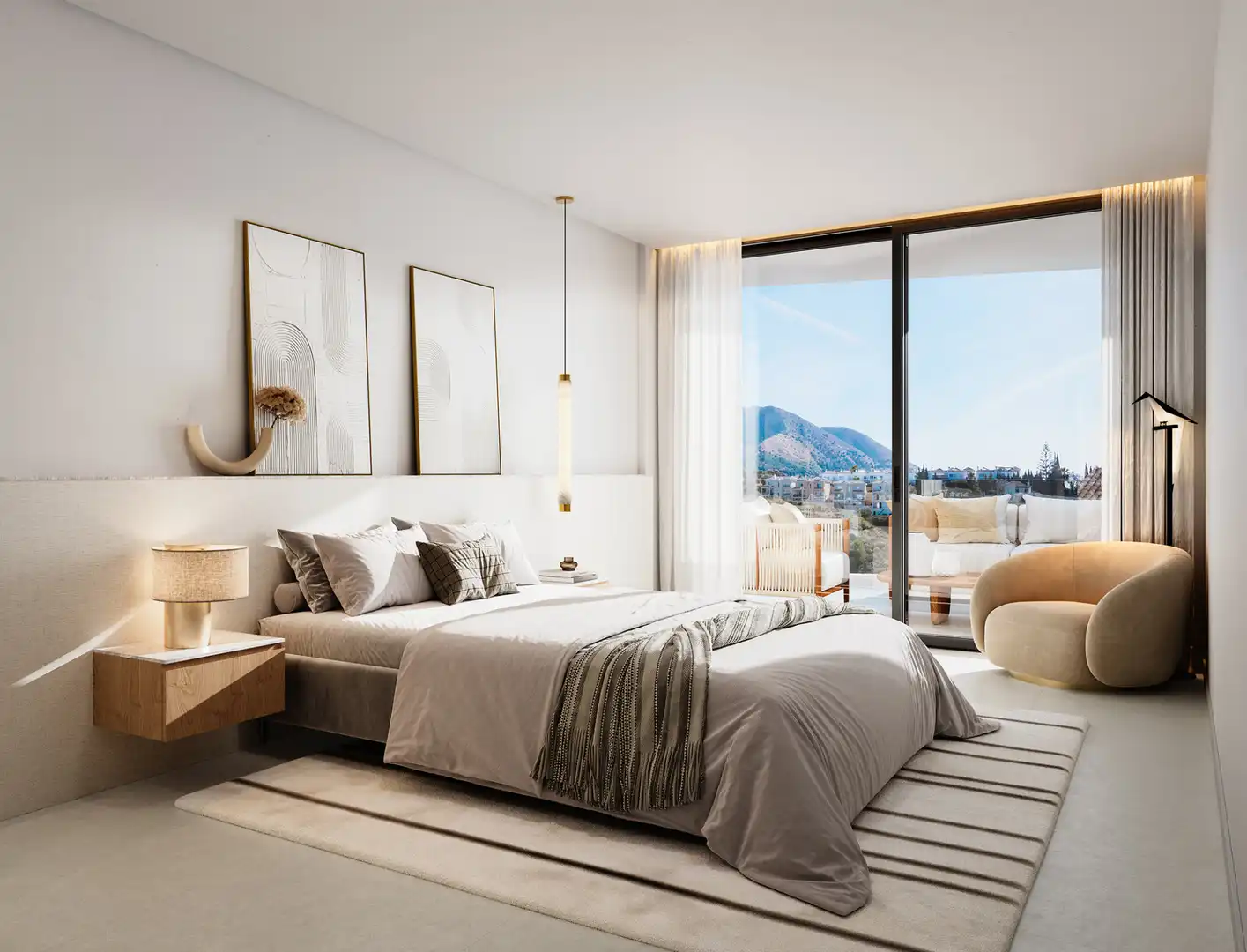 Habitación de Apartamento en venta en Fuengirola con Aire acondicionado, Terraza y Piscina