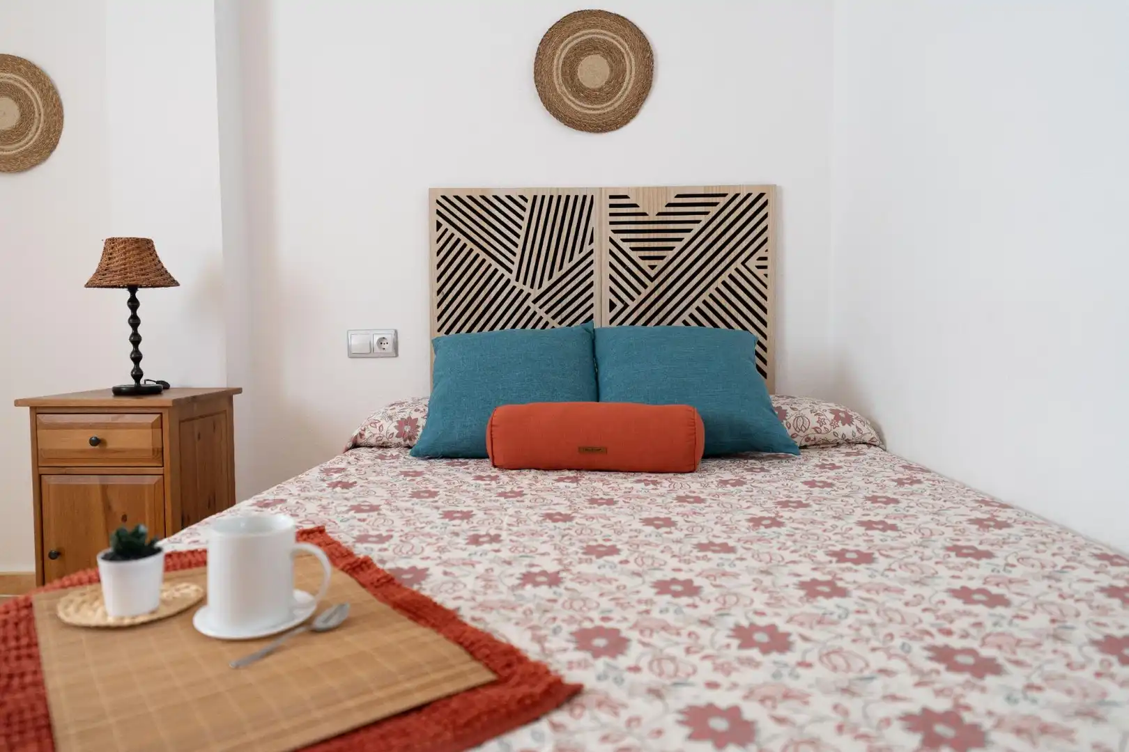 Schlafzimmer von Maisonette zum Verkauf in Mojácar mit Klimaanlage, Privatgarten und Terrasse