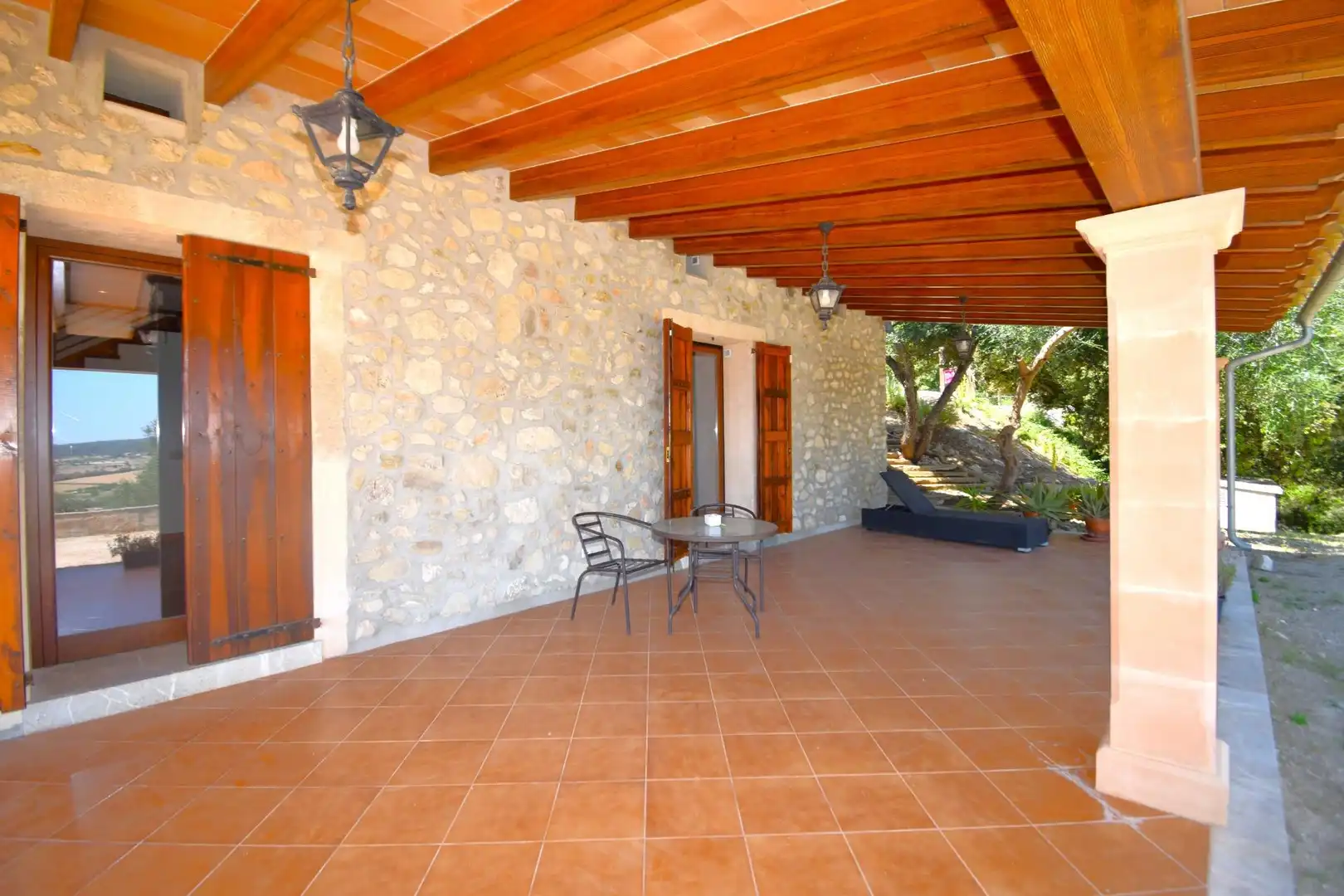 Terrace of Country homes for rent in Sineu  with Air Conditioner, Private garden and Terrace