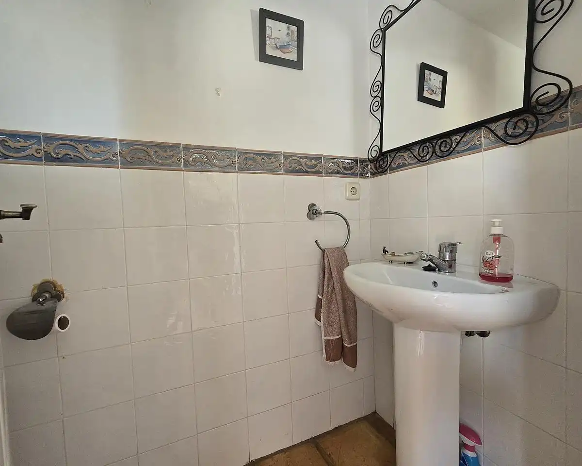 Bany de Casa adosada en venda en Finestrat amb Aire condicionat, Jardí privat i Terrassa