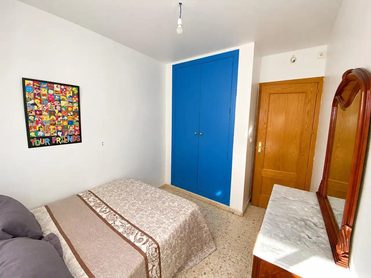 Dormitori de Casa o xalet en venda en San Pedro de Mérida amb Aire condicionat i Terrassa