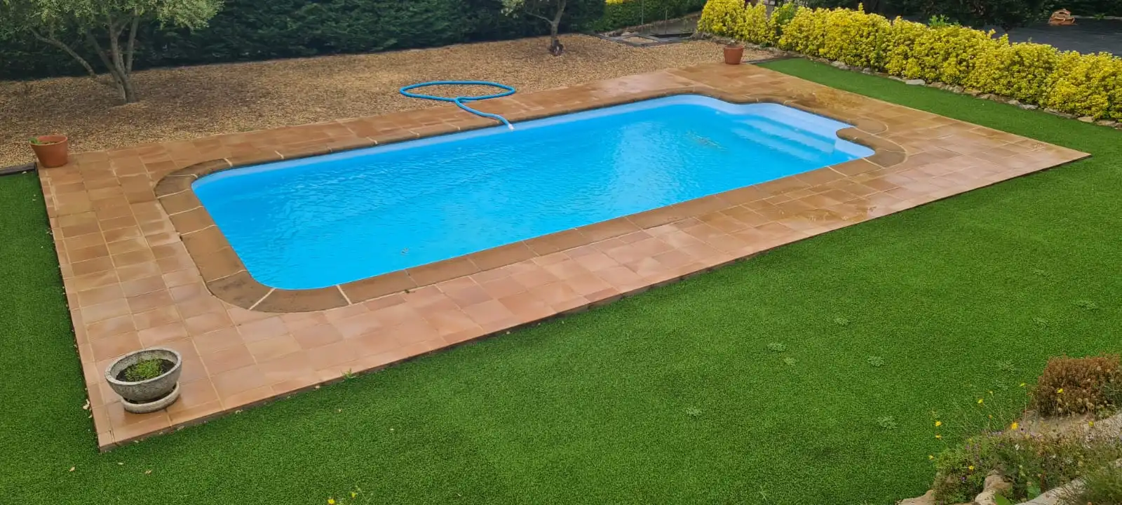 Swimming pool of Houses for sale in Caldes de Malavella  with Air Conditioner, Heating and Private garden