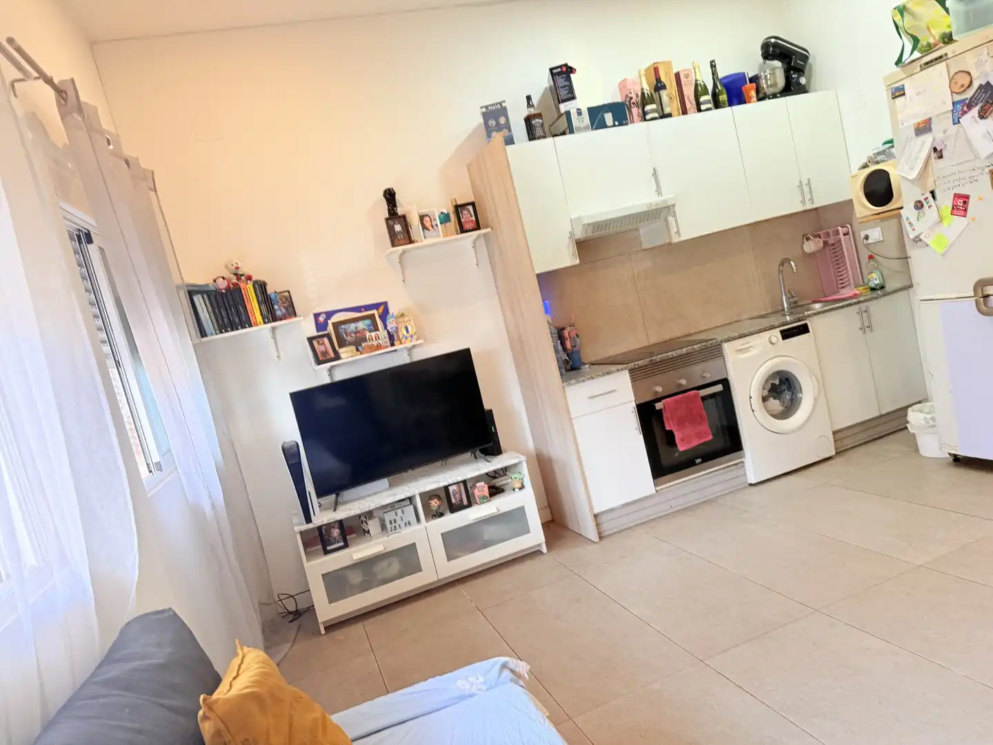 Sala de estar de Piso en venta en Badalona con Amueblado, Horno y Lavadora