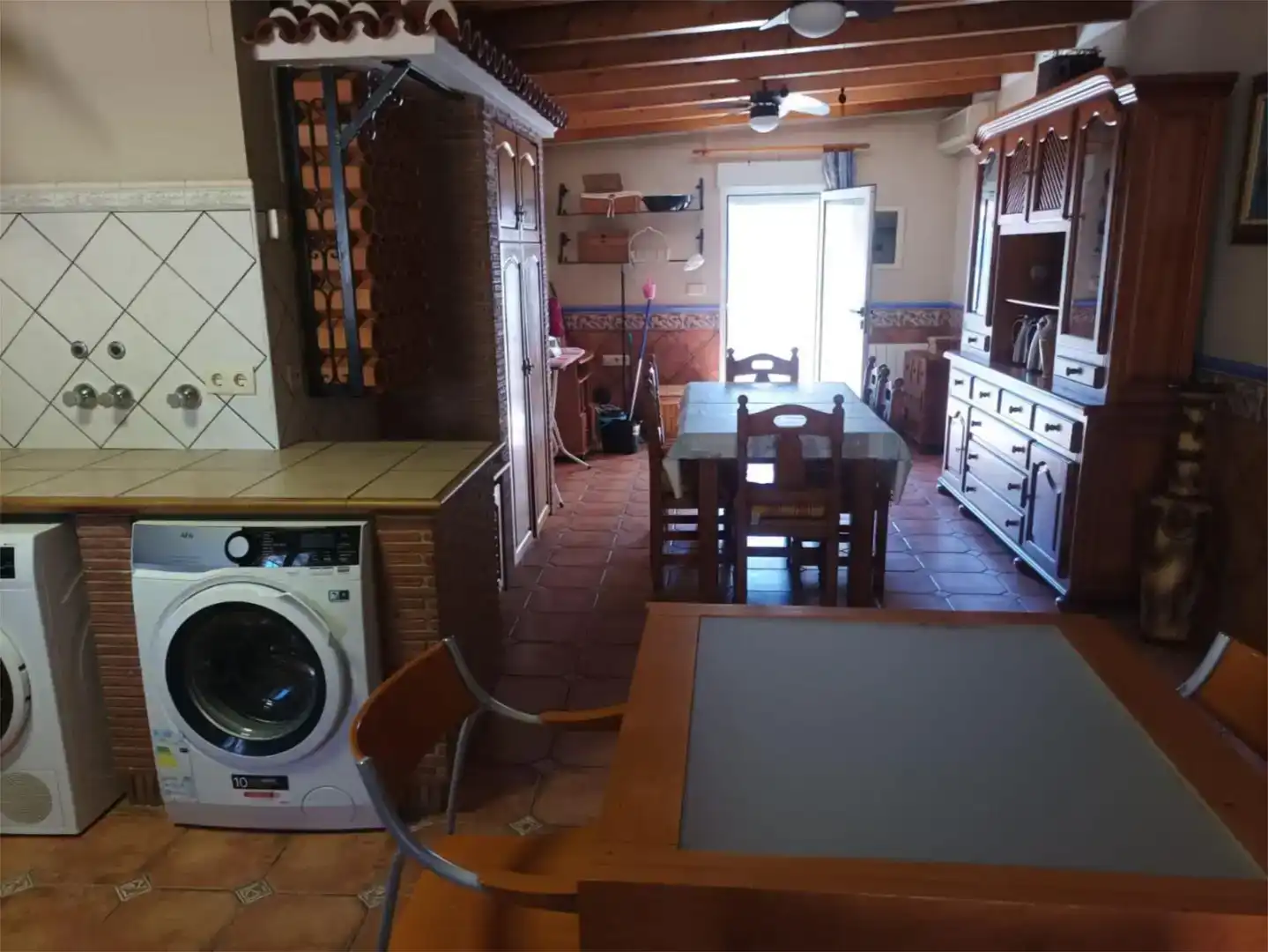 Cuina de Casa o xalet de lloguer en Dénia amb Aire condicionat, Jardí privat i Piscina