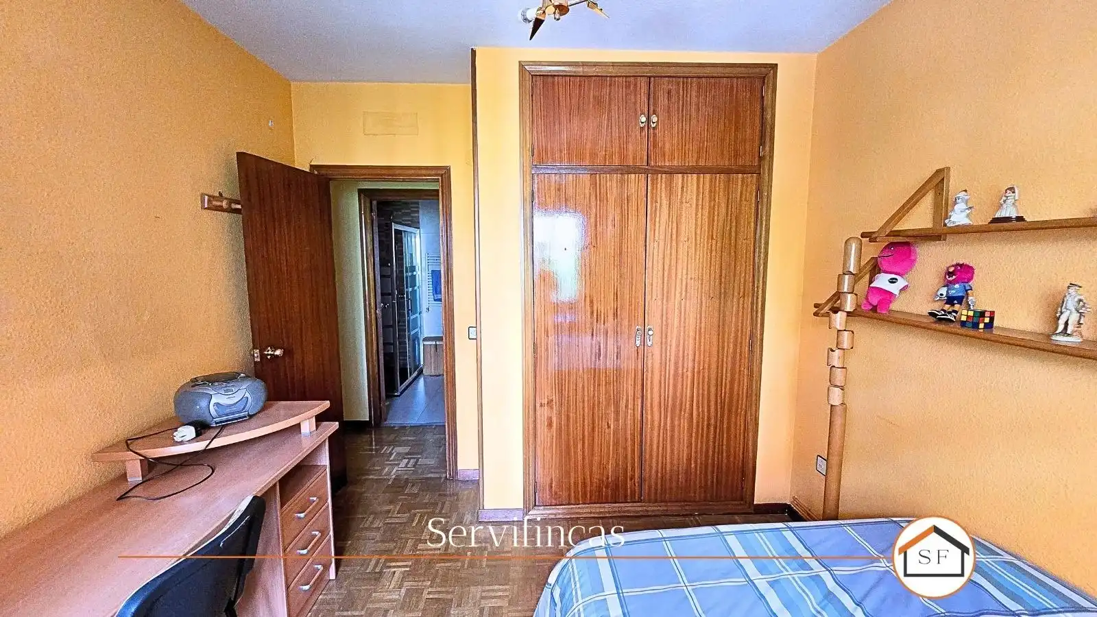 Schlafzimmer von Wohnung zum Verkauf in Madrid mit Klimaanlage, Heizung und Parkett