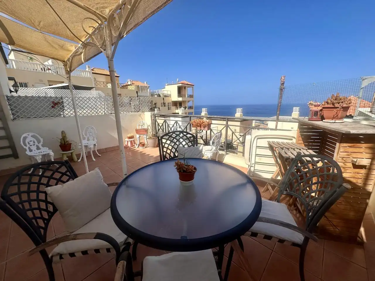 Terrasse von Maisonette zum Verkauf in Adeje mit Terrasse und Möbliert