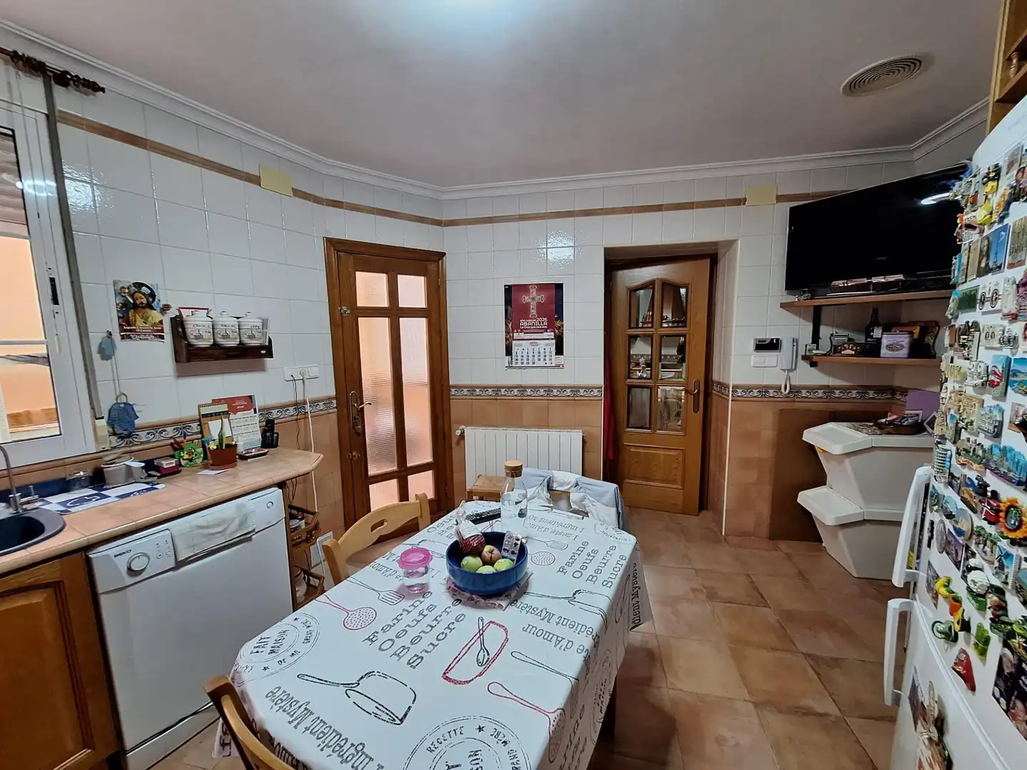 Cocina de Casa o chalet en venta en Algueña con Aire acondicionado, Calefacción y Terraza