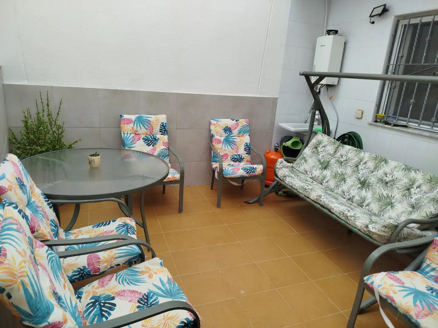 Terraza de Casa adosada en venta en Cartagena con Aire acondicionado, Calefacción y Jardín privado