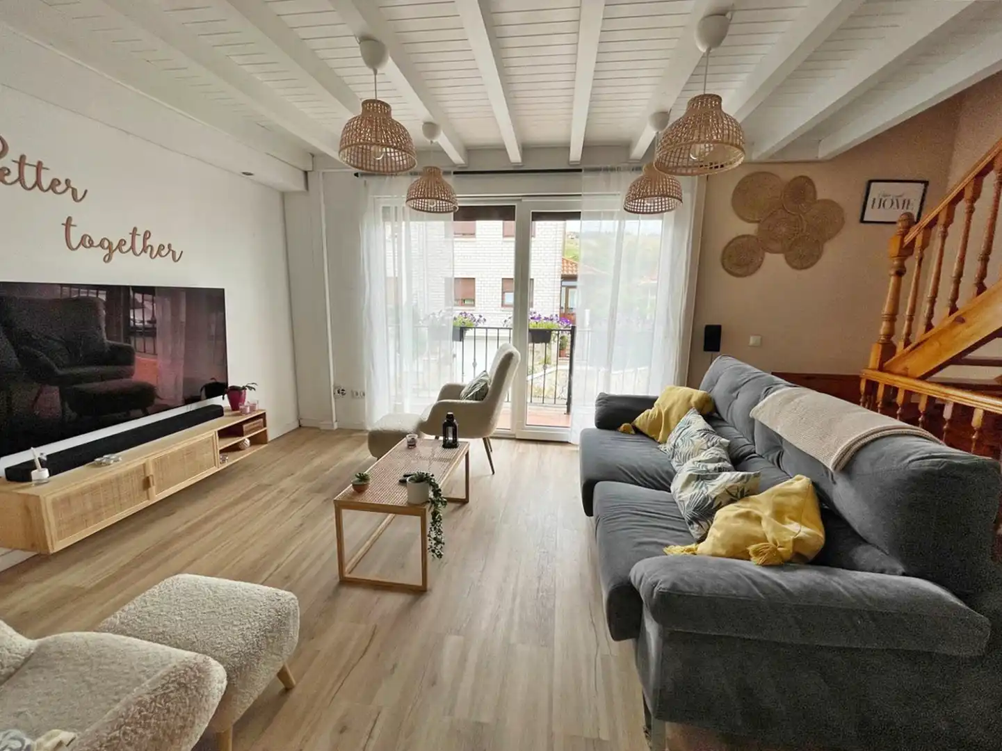 Living room of Detached homes for sale in Piélagos  with Heating, Private garden and Parquet flooring