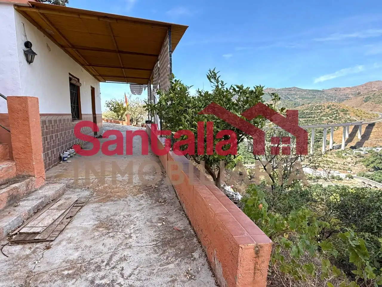 Vista exterior de Finca rústica en venda en Almuñécar amb Jardí privat, Terrassa i Piscina