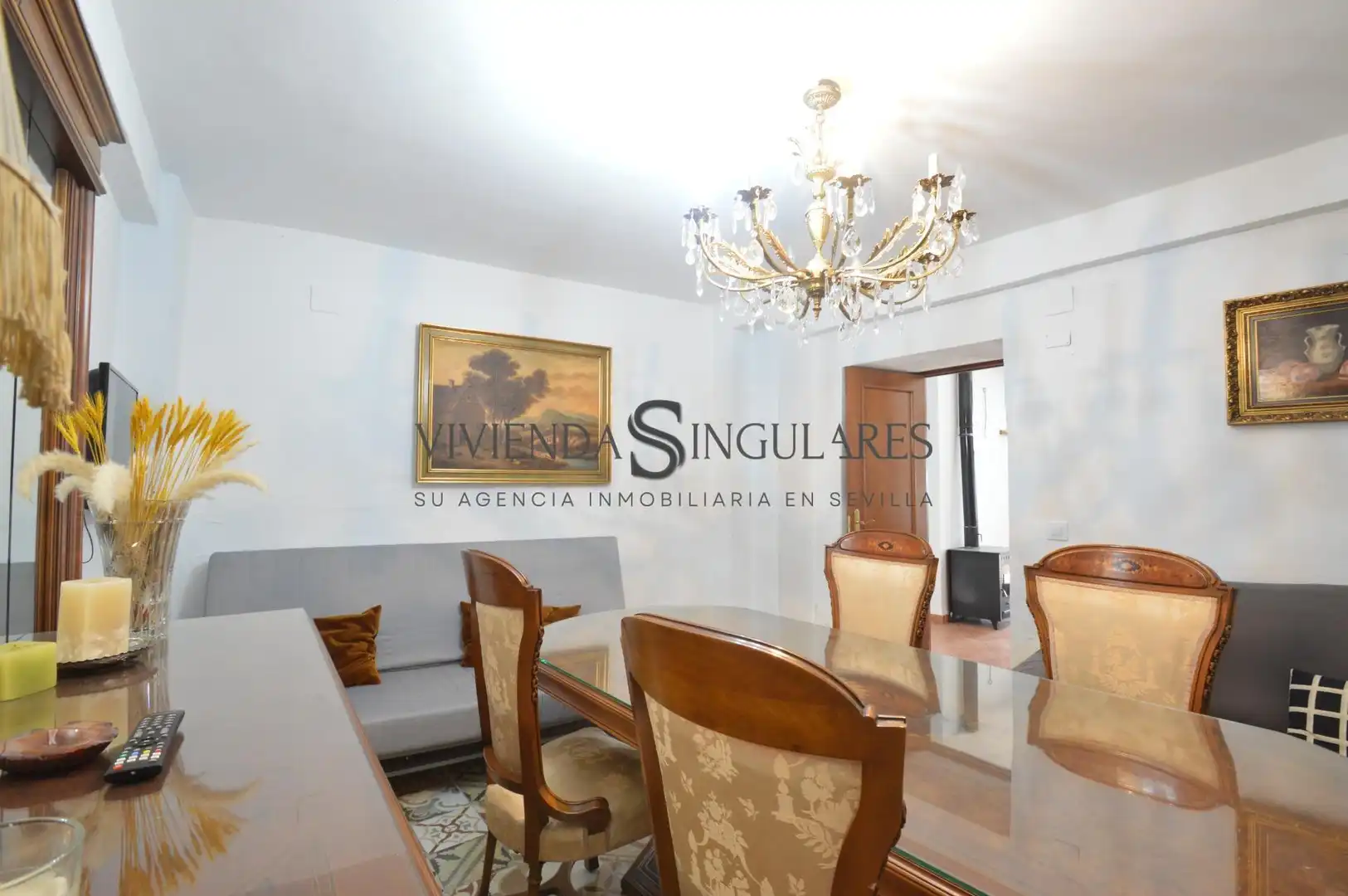 Comedor de Casa adosada en venta en Cazalla de la Sierra con Aire acondicionado, Calefacción y Terraza