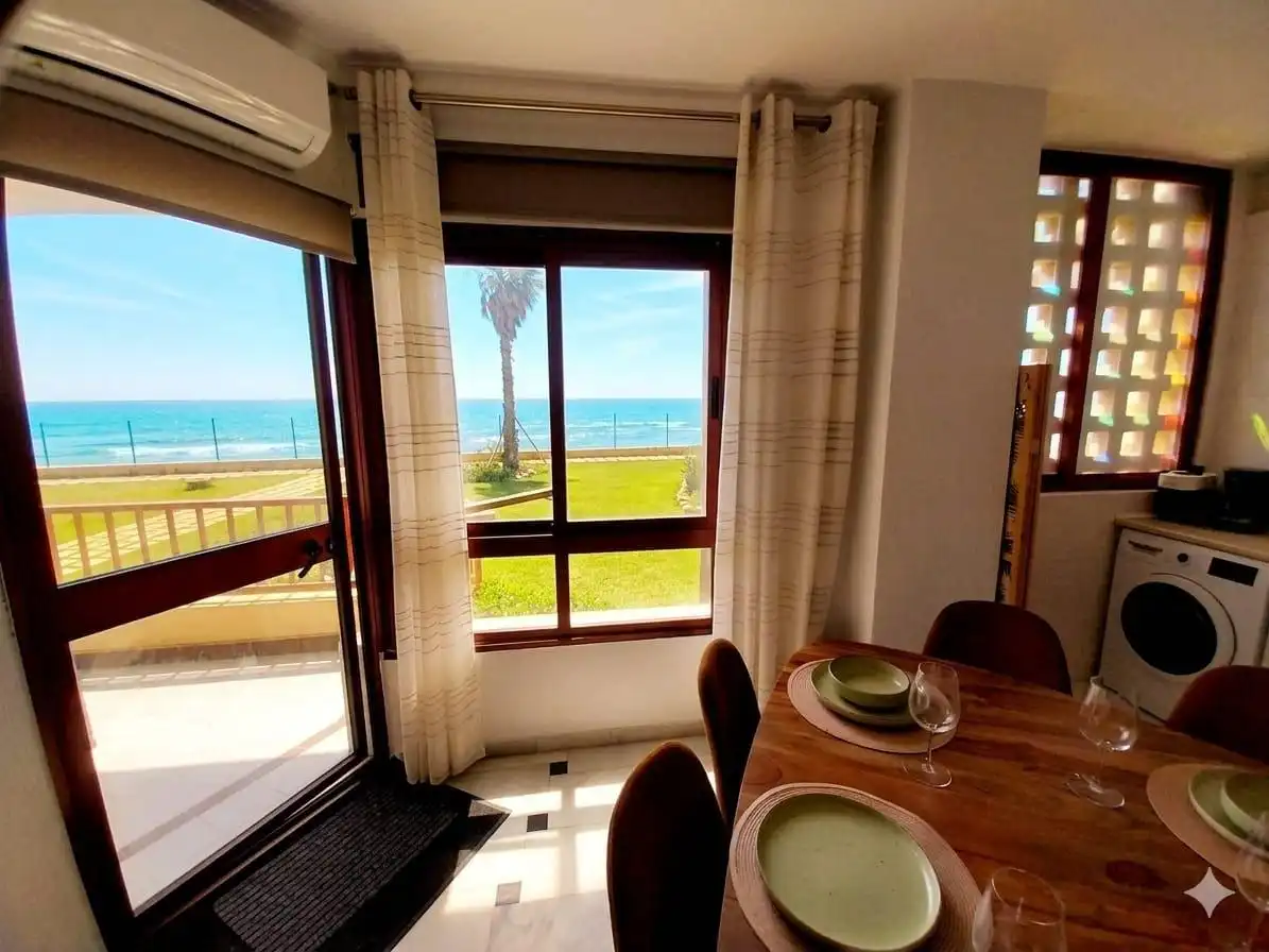 Menjador de Apartament en venda en Mijas amb Aire condicionat, Calefacció i Terrassa