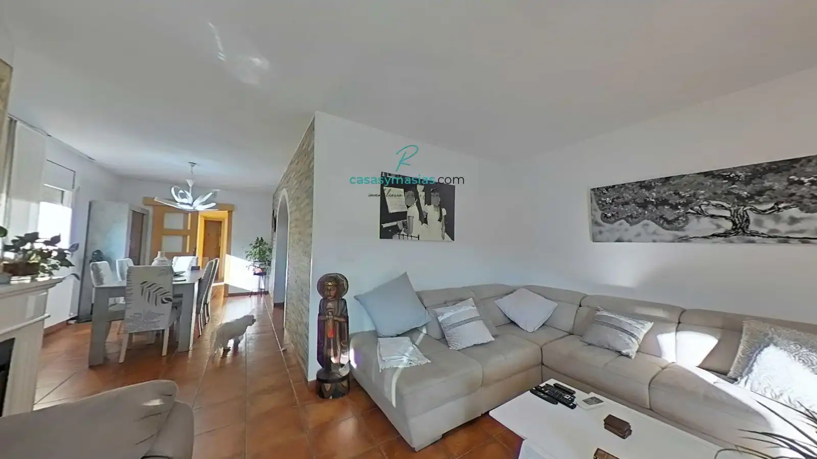 Sala de estar de Casa o chalet en venta en Cunit con Aire acondicionado, Calefacción y Piscina