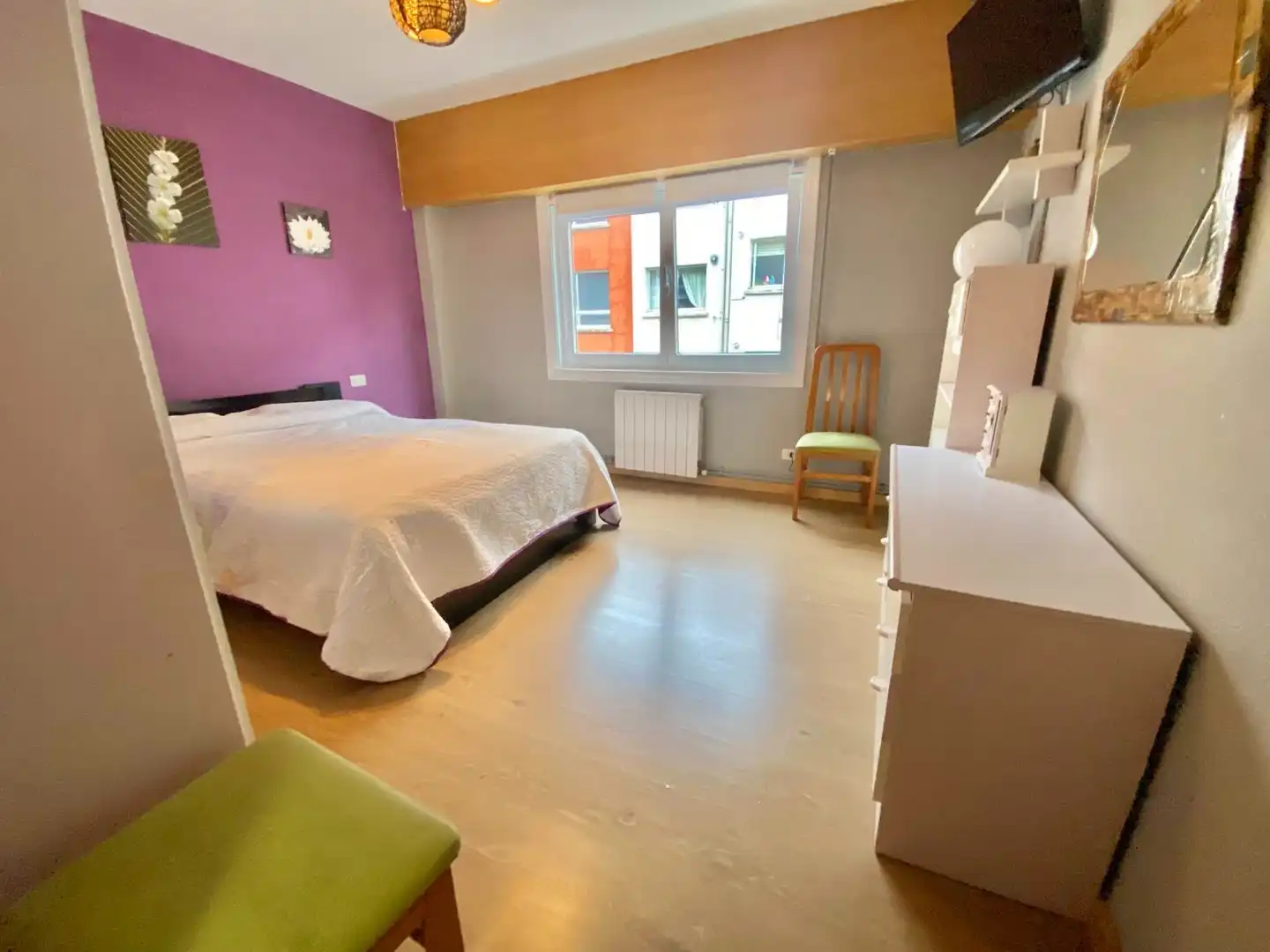 Bedroom of Flat for sale in Arteixo  with Heating, Parquet flooring and Storage room