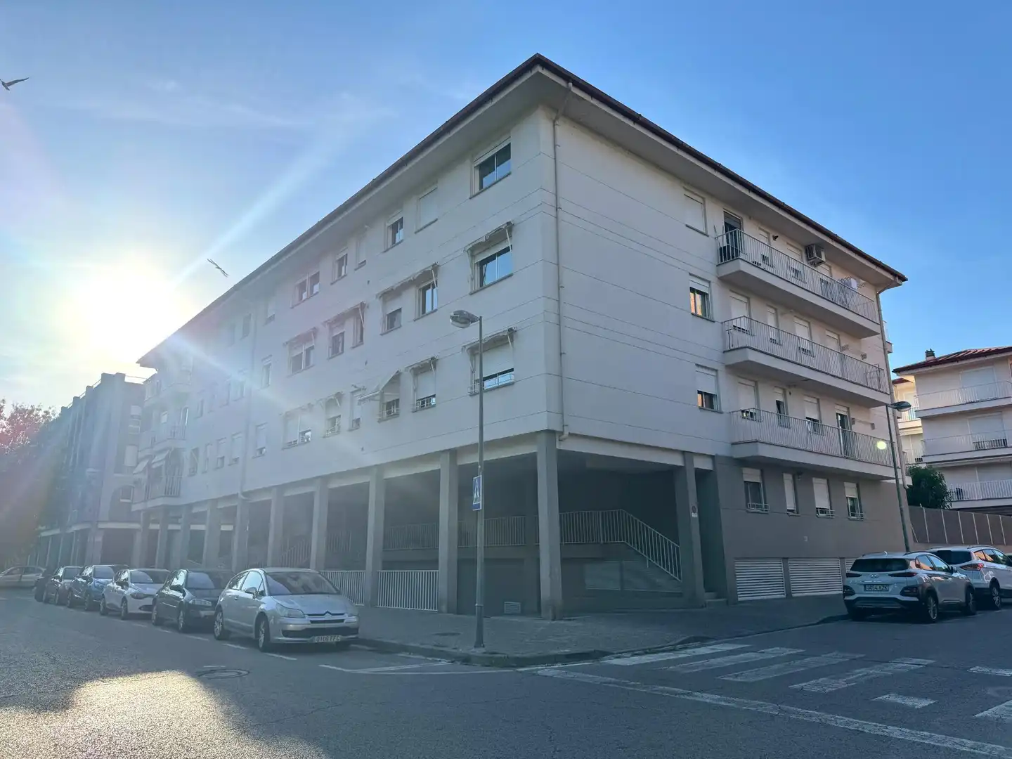 Exterior view of Flat for sale in Girona  with Air Conditioner, Heating and Storage room