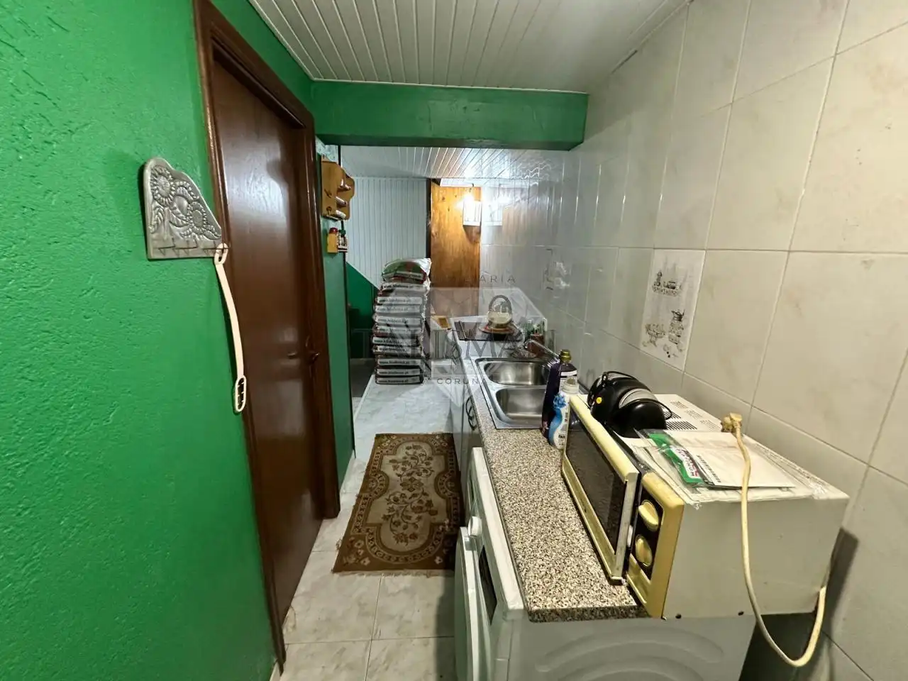 Cocina de Casa o chalet en venta en A Lama   con Calefacción, Jardín privado y Piscina