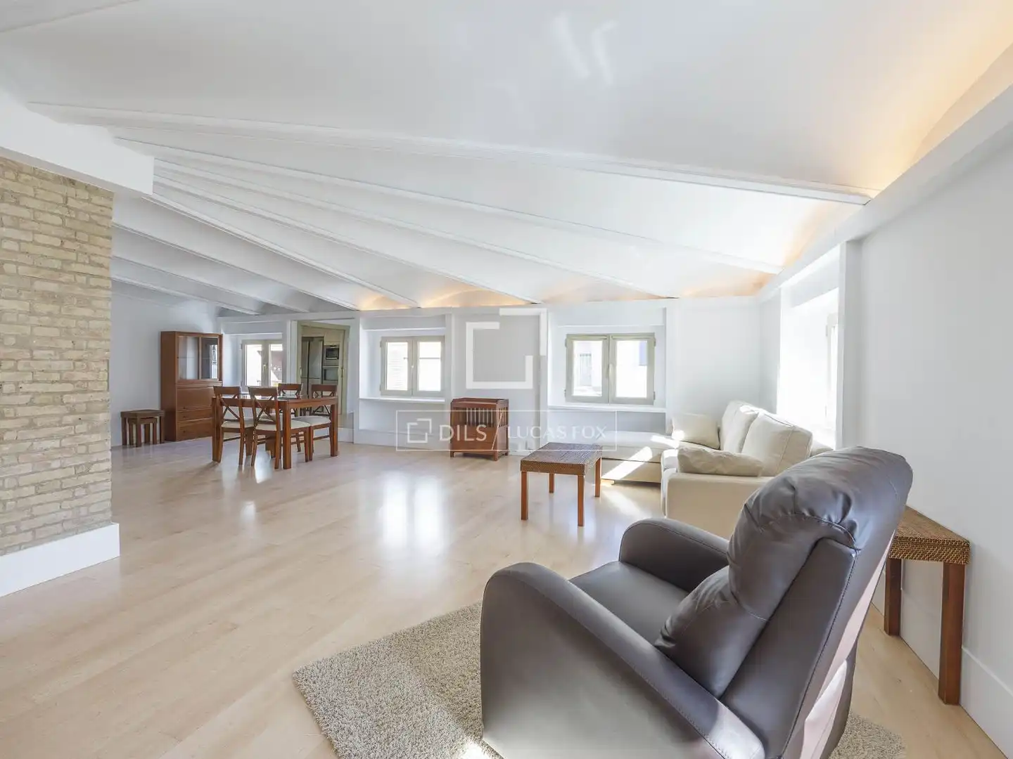 Sala de estar de Piso de alquiler en Valencia con Aire acondicionado, Calefacción y Parquet
