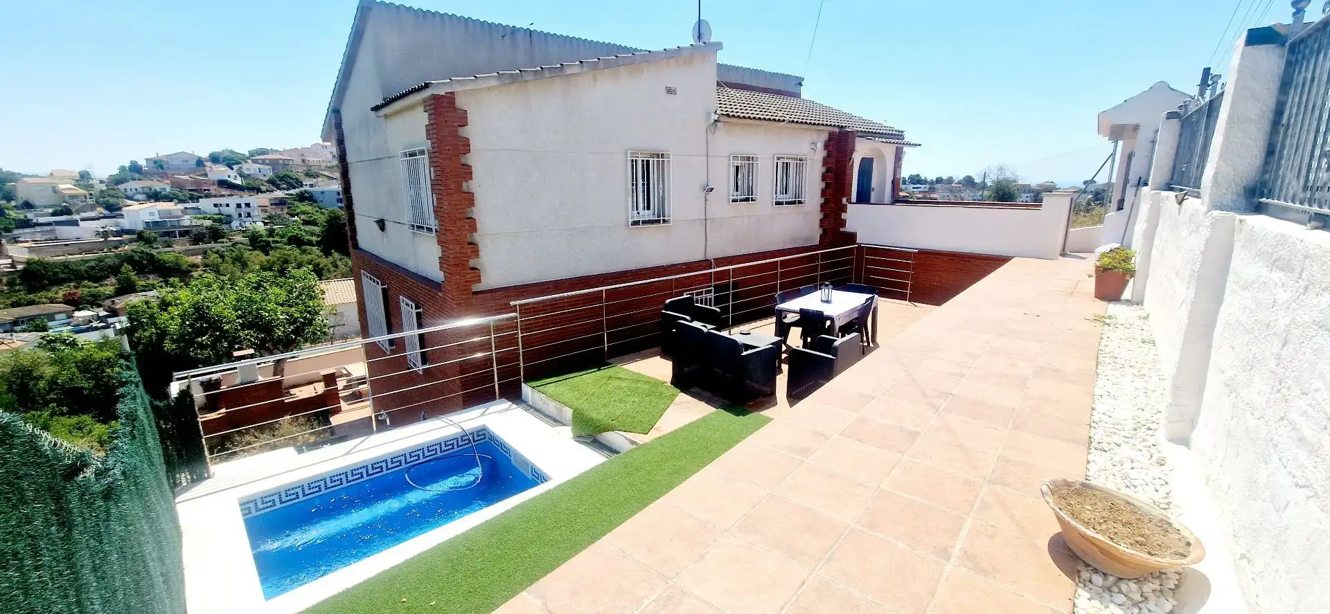 Terrasse von Haus oder Chalet zum Verkauf in Calafell mit Klimaanlage, Heizung und Privatgarten