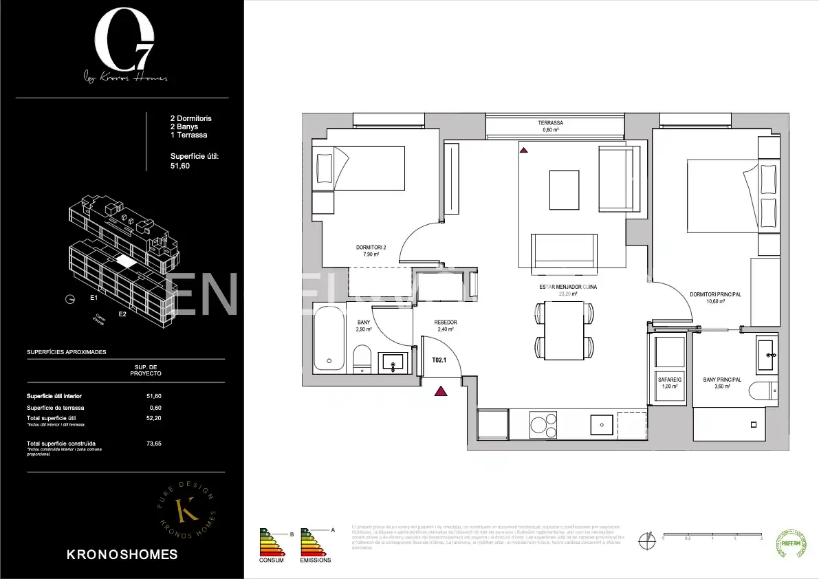 Appartement avec terrasse à vendre à Sants - Montjuïc, imagen 22