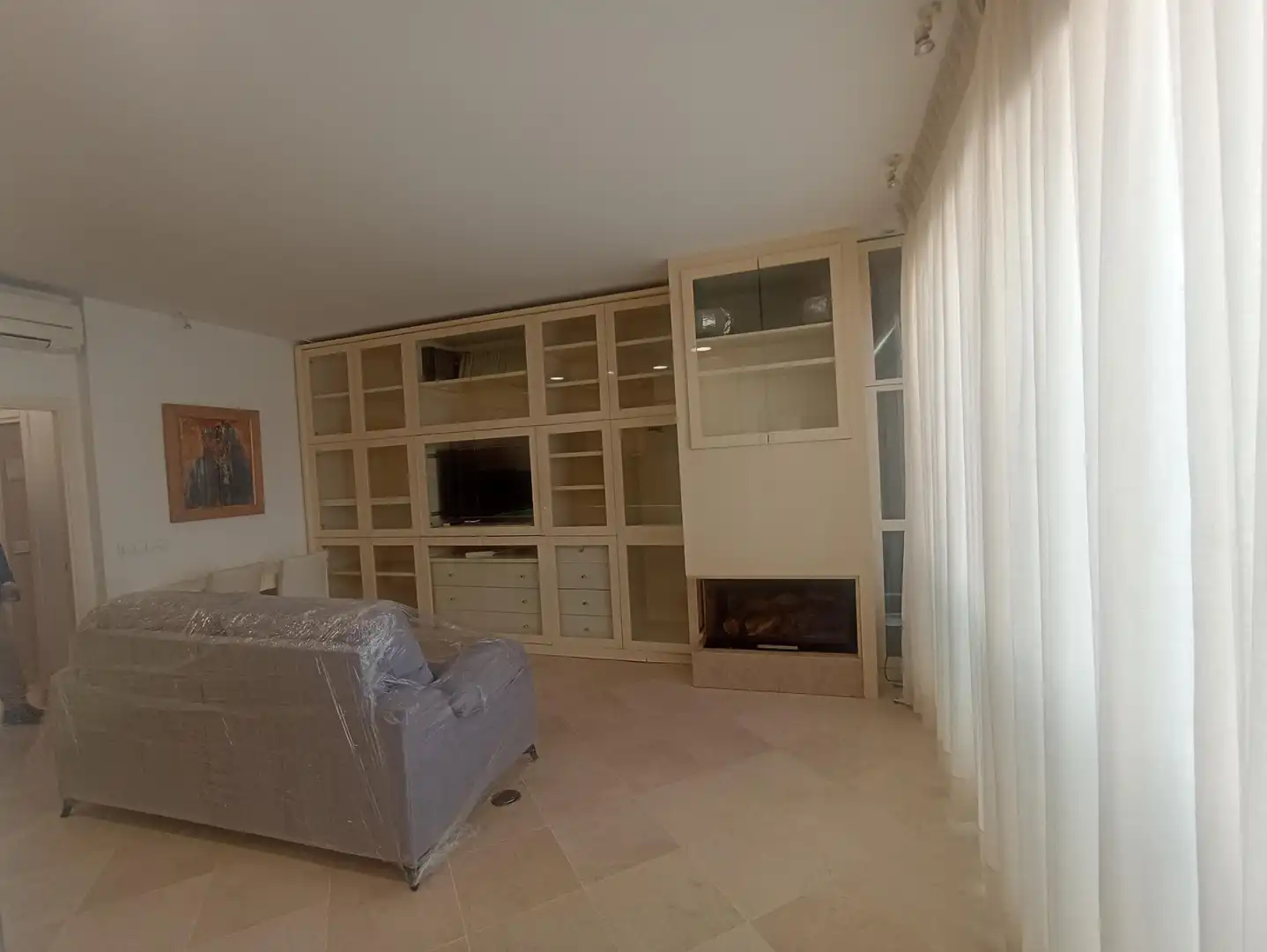 Sala de estar de Piso en venta en Sevilla con Aire acondicionado, Trastero y Amueblado