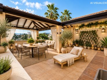 Attique avec balcon à vendre à Nueva Andalucía