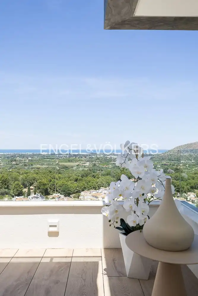 Balcony of Attic for rent in Pedreguer  with Air Conditioner, Heating and Terrace