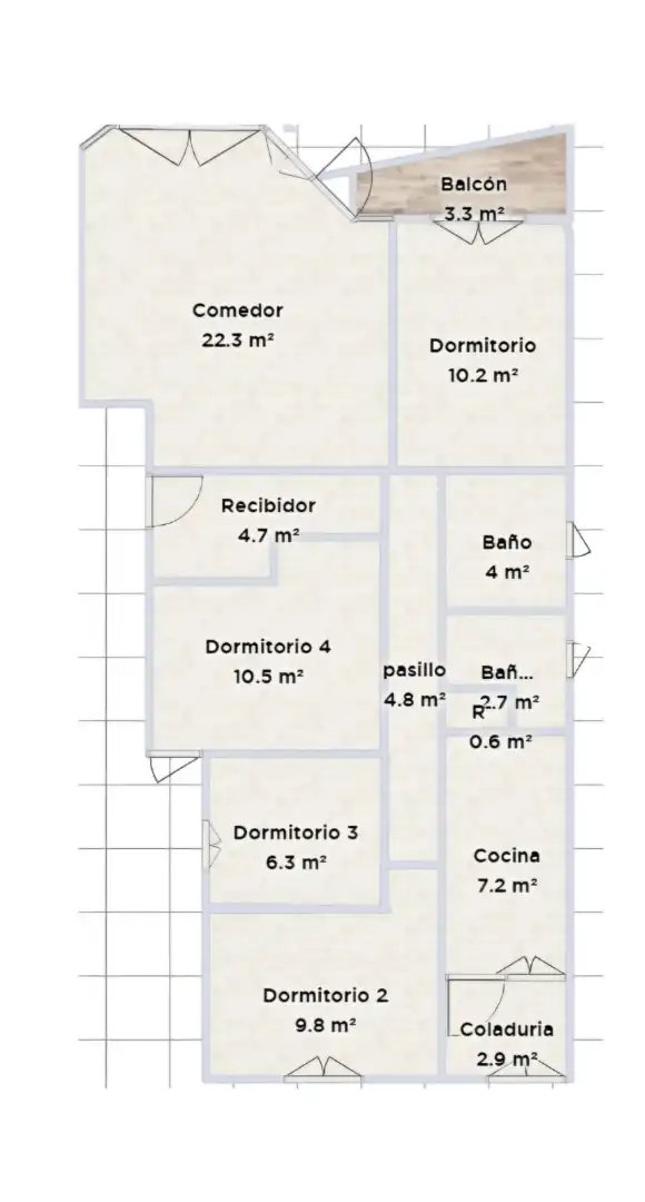 Piso con terraza en venta en Carrer Aragó 23, imagen 32