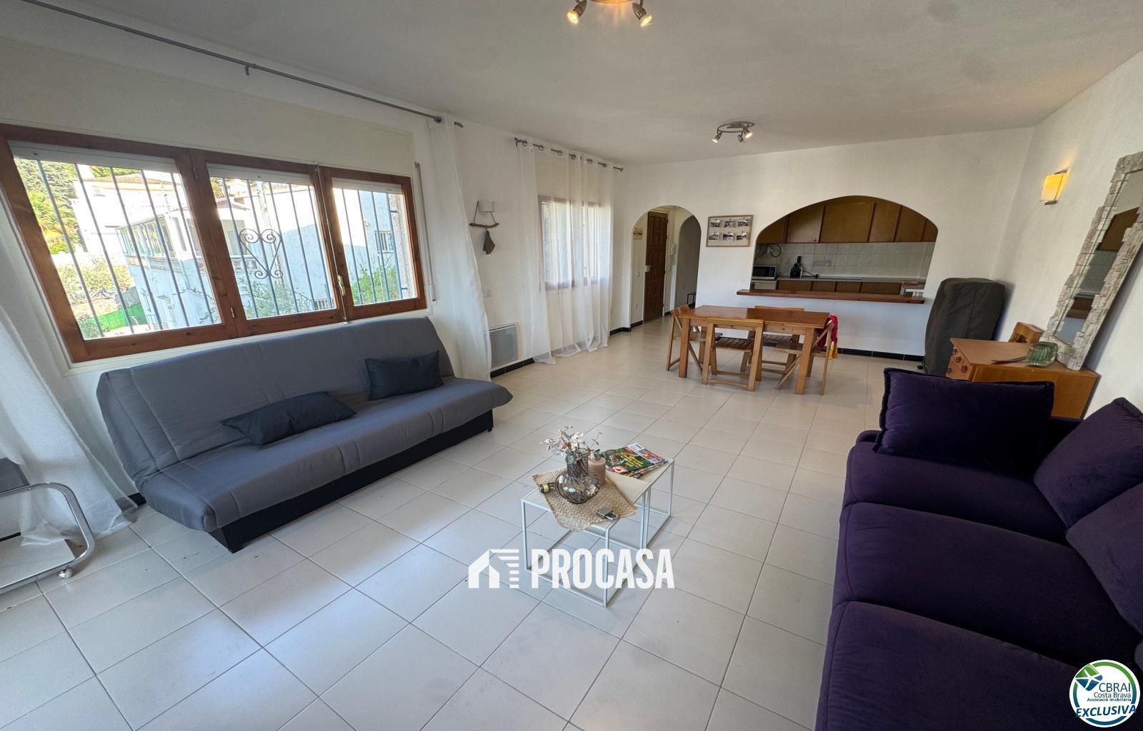 Living room of Flat for sale in Roses  with Heating, Private garden and Terrace