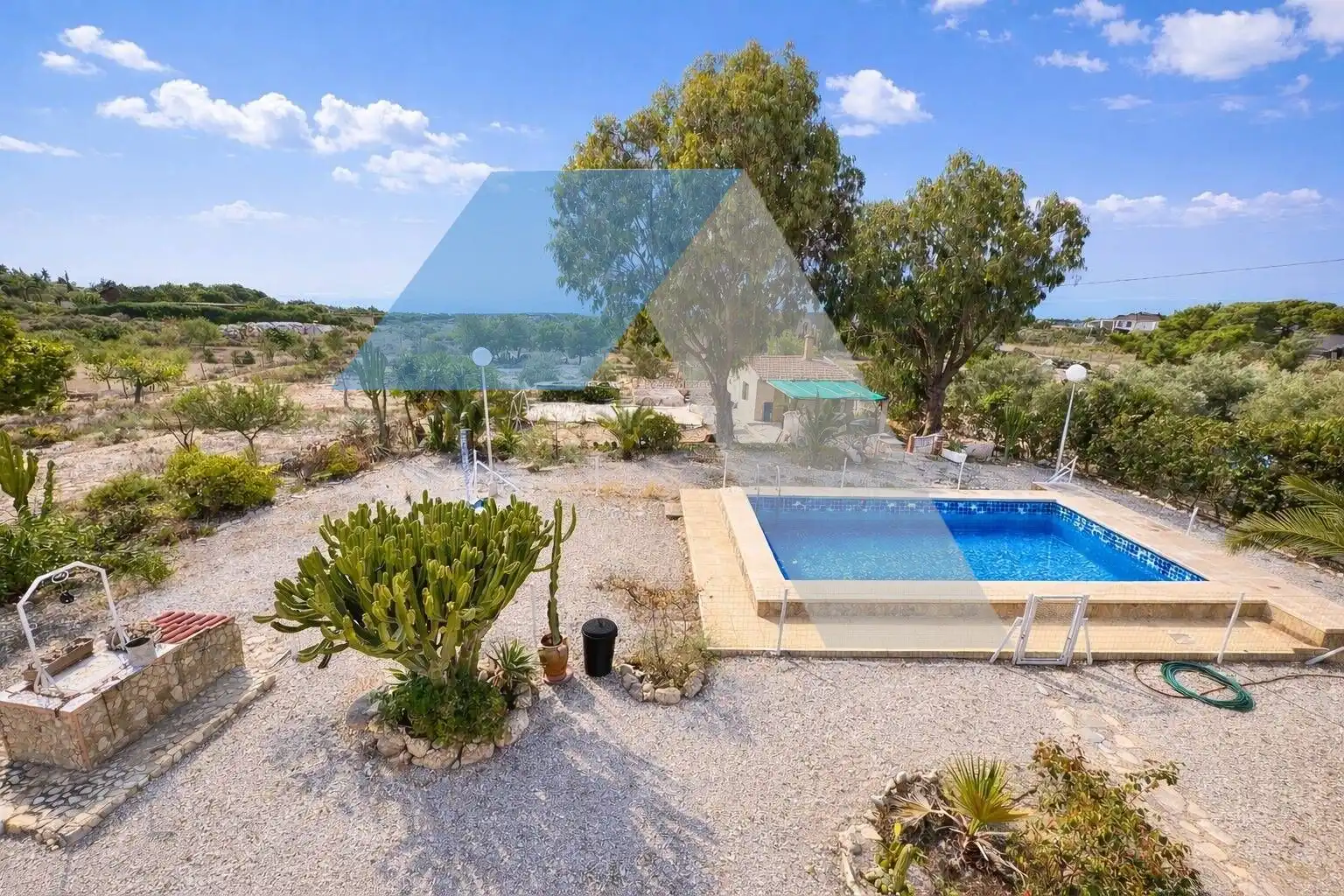 Piscina de Casa o xalet en venda en Mutxamel amb Jardí privat