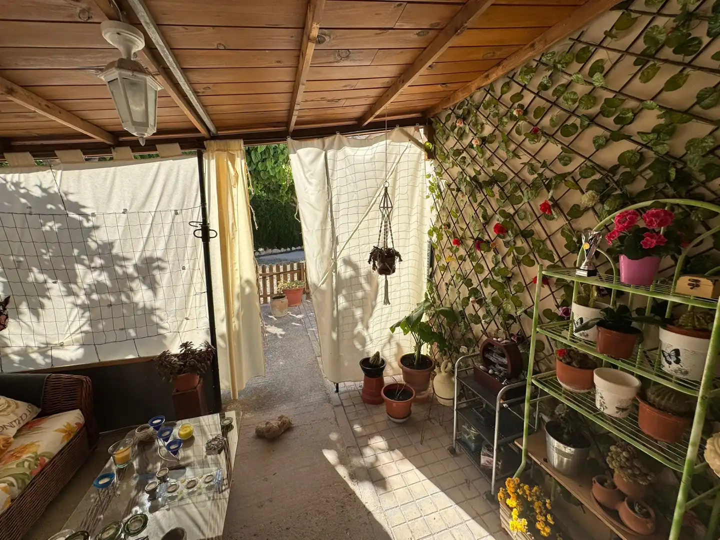 Terraza de Casa o chalet en venta en Onil con Aire acondicionado, Jardín privado y Piscina