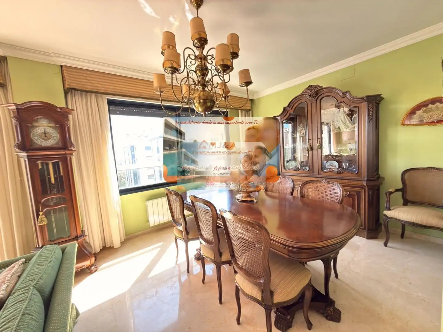 Comedor de Dúplex en venta en Castellón de la Plana / Castelló de la Plana con Calefacción, Parquet y Terraza