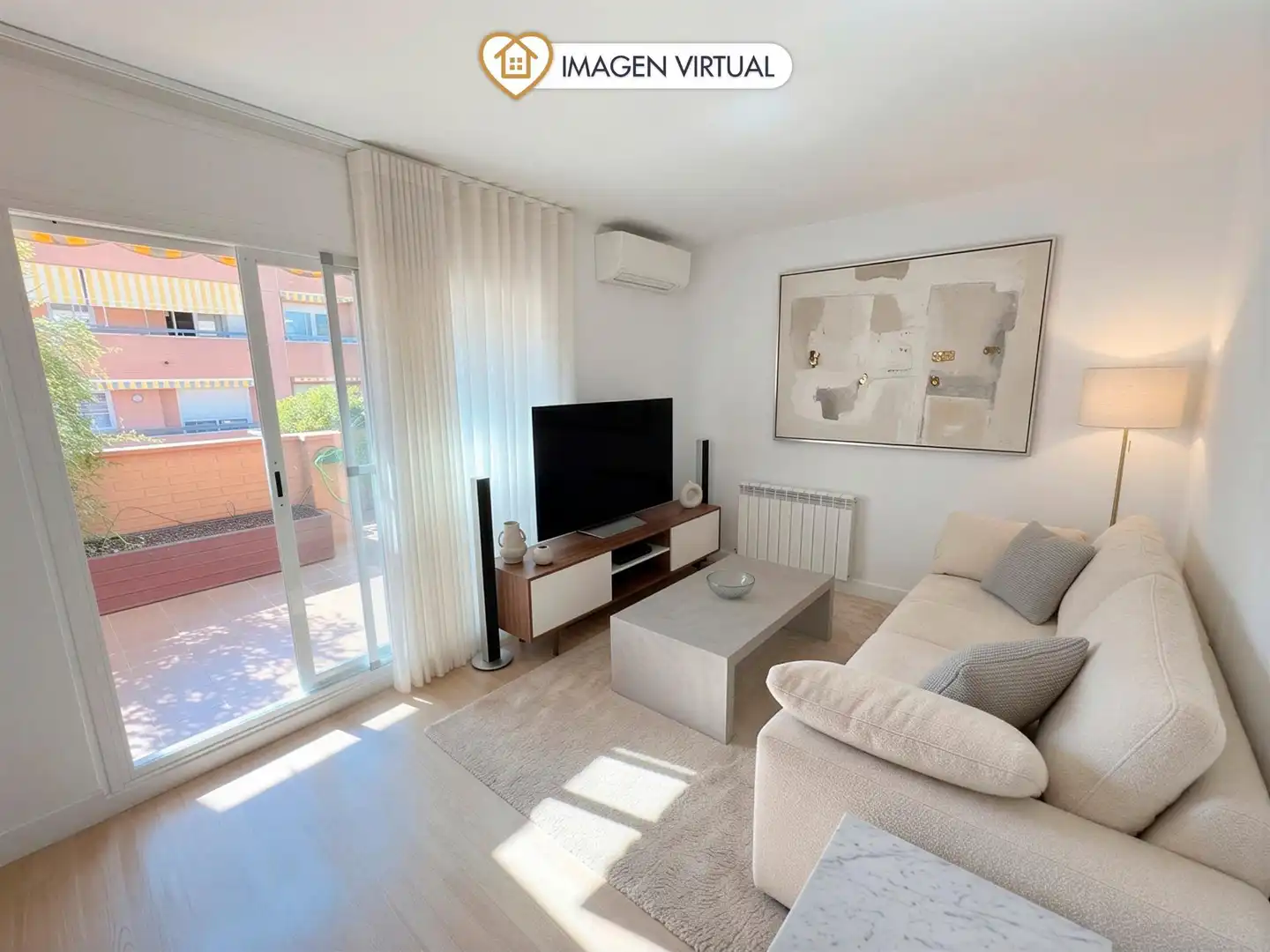 Sala de estar de Dúplex en venta en Viladecans con Aire acondicionado, Calefacción y Parquet