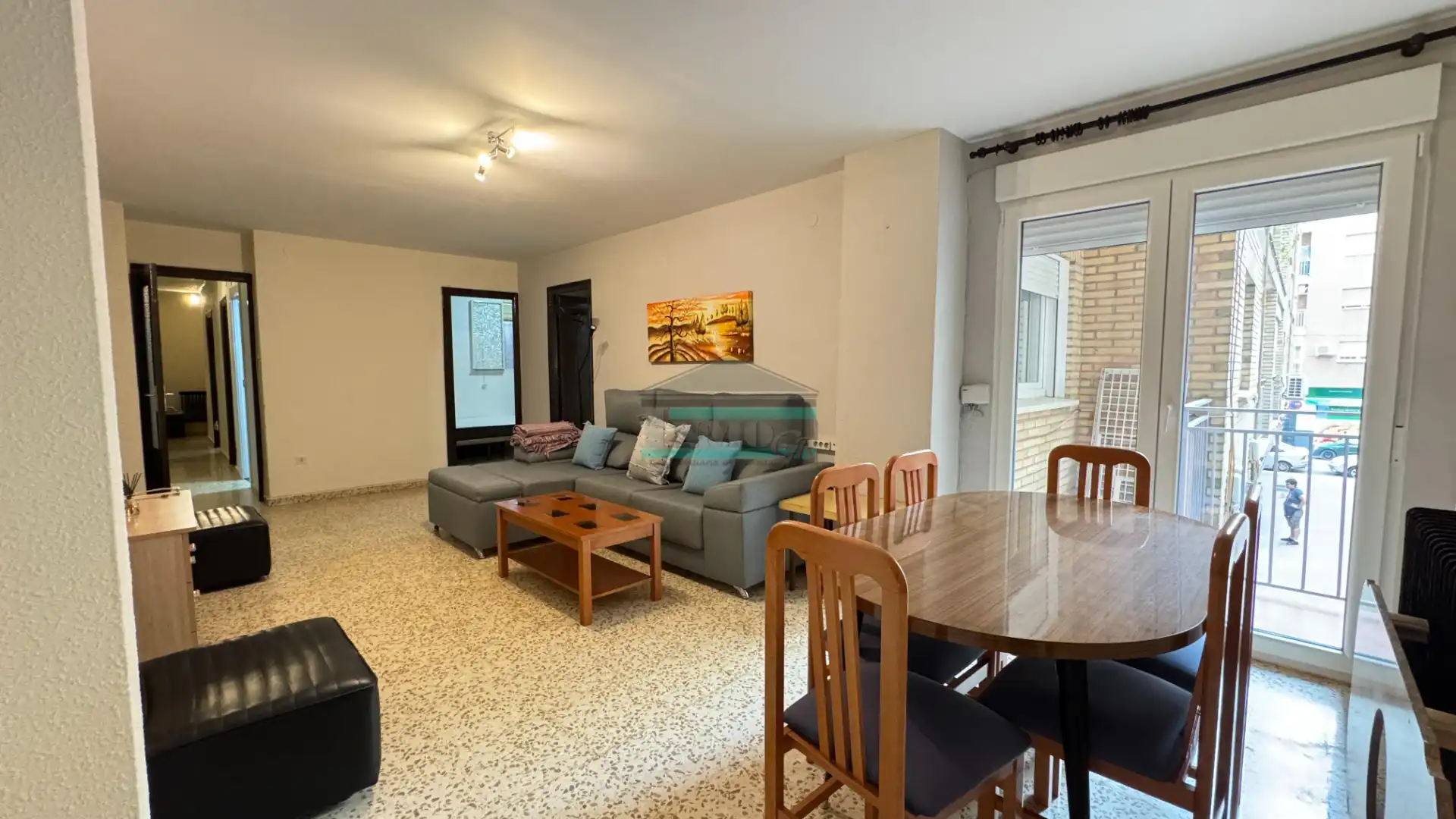 Living room of Flat for share in Granada  with Heating, Furnished and Oven