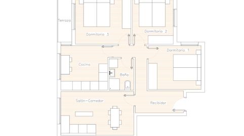 Foto 2 de Pis en venda a Andalucía Kalea, Santiago - Arana, Vitoria - Gasteiz